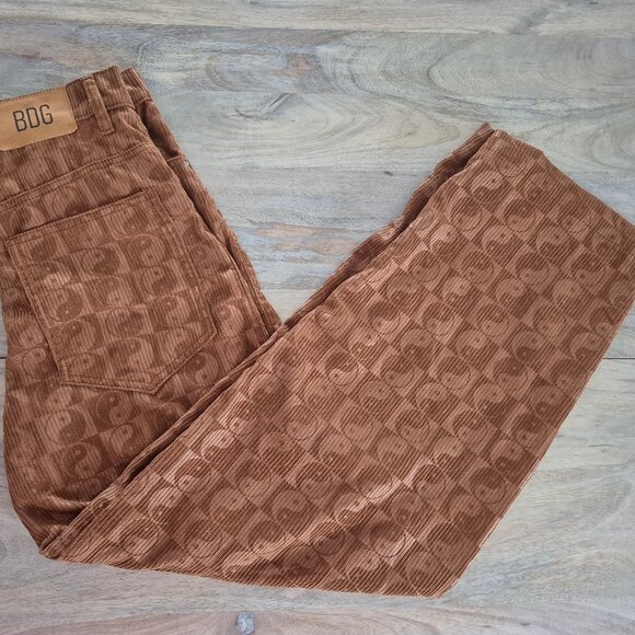 Brand New BDG Urban Outfitters Yin Yang Corduroy Trousers pants - Picture 9 of 12